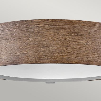 Hinkley - Loftlampe SAWYER 3xE14/40W/230V diameter 38 cm redwood/brun