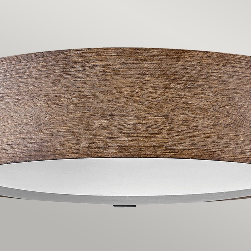 Hinkley - Loftlampe SAWYER 3xE14/40W/230V diameter 38 cm redwood/brun