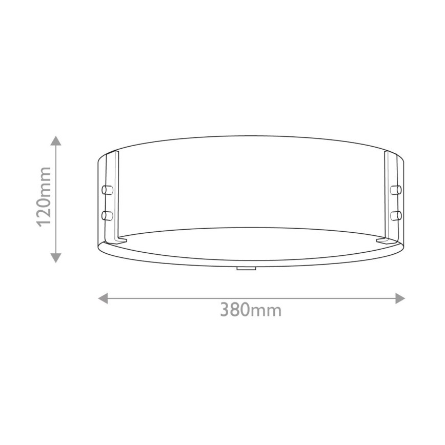 Hinkley - Loftlampe SAWYER 3xE14/40W/230V diameter 38 cm redwood/brun