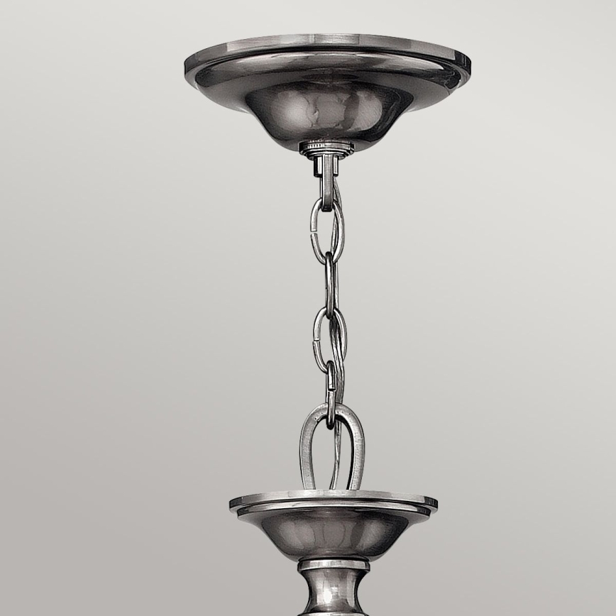 Hinkley - SUSSEX lysekrone på kæde 5xE14/40W/230V mat krom