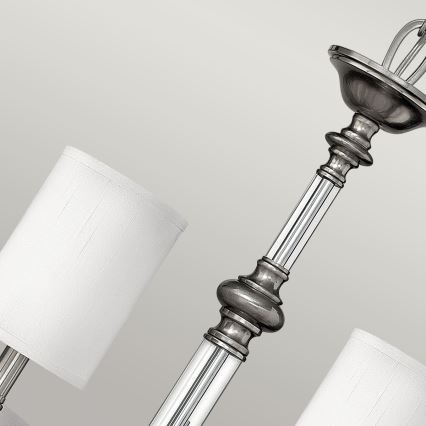 Hinkley - Lysekrone på kæde SUSSEX 9xE14/40W/230V mat krom