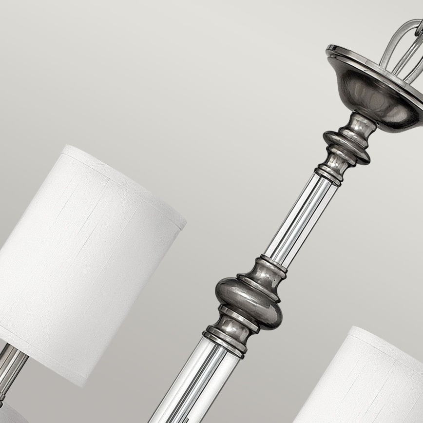 Hinkley - Lysekrone på kæde SUSSEX 9xE14/40W/230V mat krom