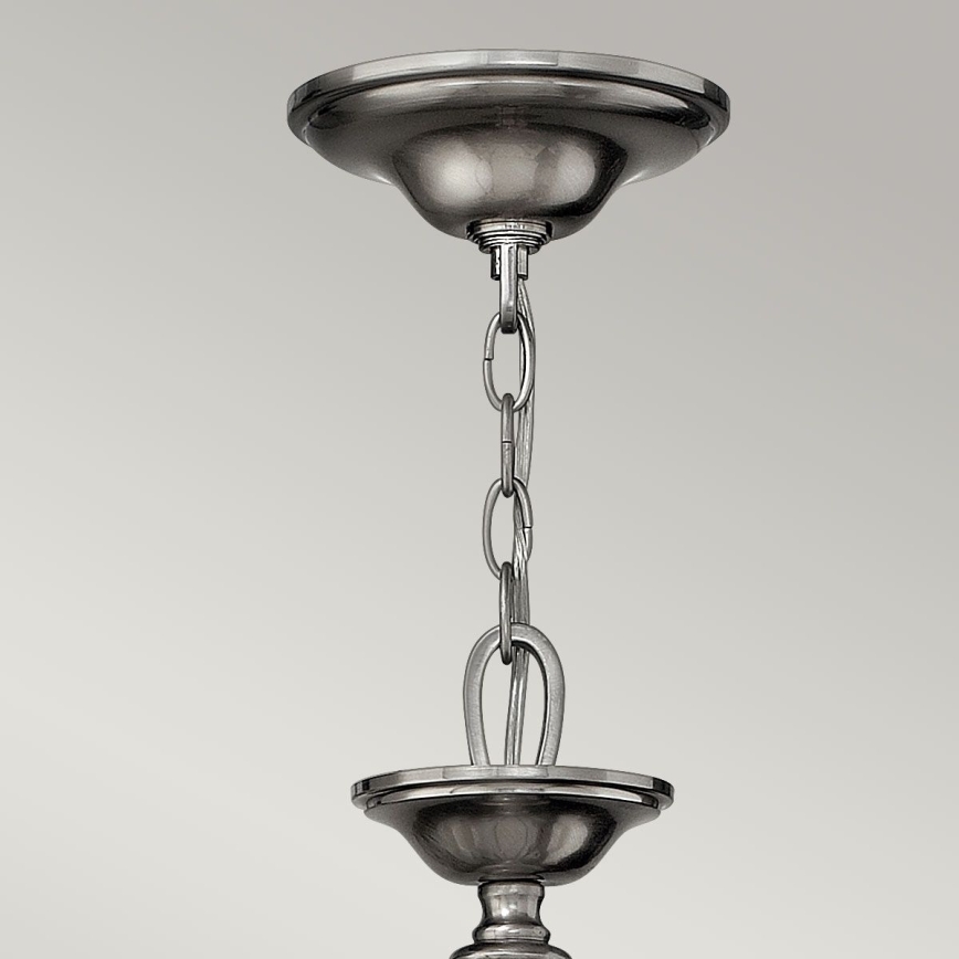 Hinkley - Lysekrone på kæde SUSSEX 9xE14/40W/230V mat krom