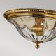 Hinkley - Loftlampe CAMBRIDGE 2xE27/60W/230V guldfarvet