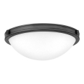 Hinkley - Loftlampe COLLIER 2xE27/40W/230V Ø 34,6 cm sort