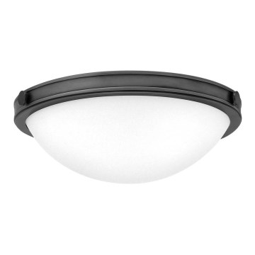 Hinkley - Loftlampe COLLIER 2xE27/40W/230V Ø 34,6 cm sort