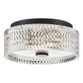 Hinkley - Loftlampe ELLE 2xE27/60W/230V diameter 30,5 cm sort