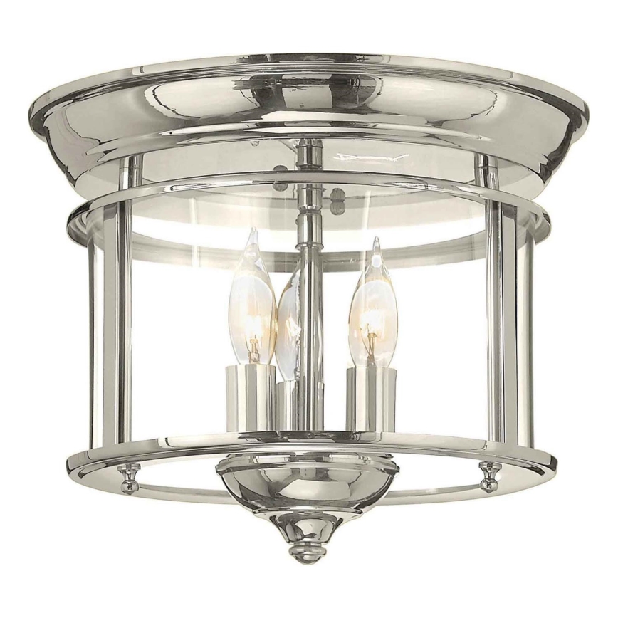 Hinkley - Loftlampe GENTRY 3xE14/40W/230V skinnende krom