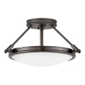 Hinkley - Overflademonteret loftlampe COLLIER 3xE14/40W/230V Ø 41,7 cm sort