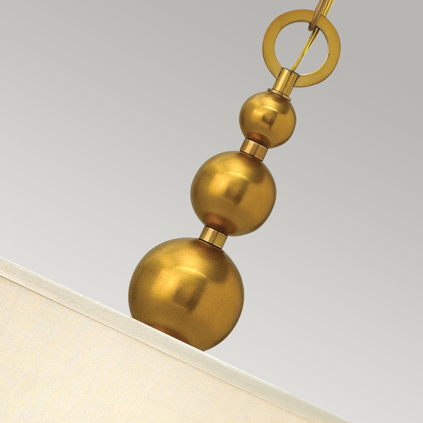 Hinkley - Pendel m. kædeophæng ZELDA 3xE27/60W/230V messingfarvet