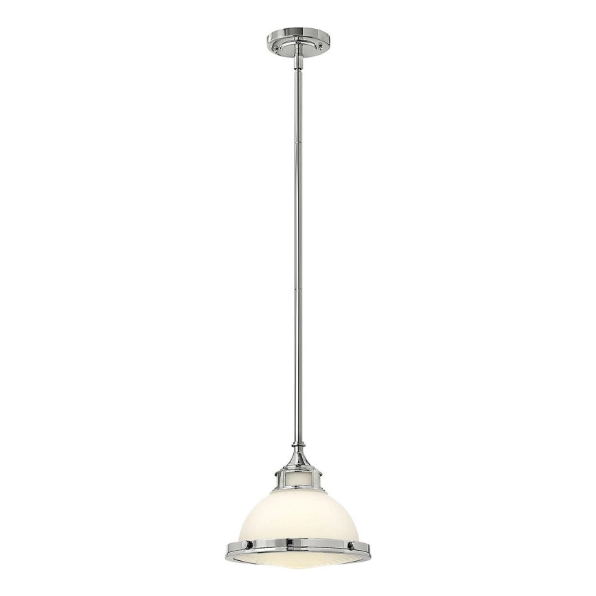 Hinkley - Pendellampe AMELIA 1xE27/60W/230V skinnende krom