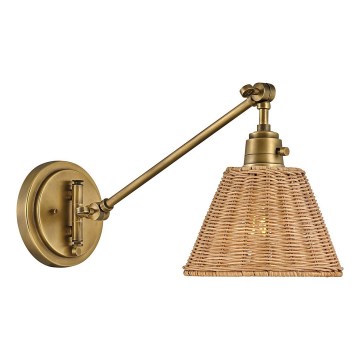 Hinkley - Spot-væglampe ARTI 1xE27/60W/230V guld/brun