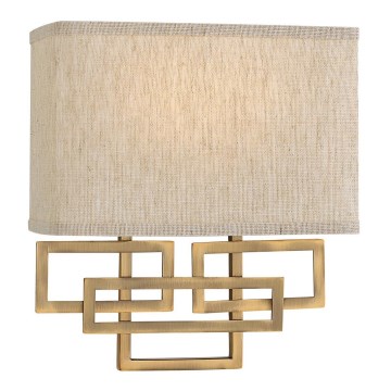 Hinkley - Væglampe LANZA 2xE14/40W/230V bronzefarvet