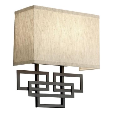 Hinkley - Væglampe LANZA 2xE14/40W/230V i bronze