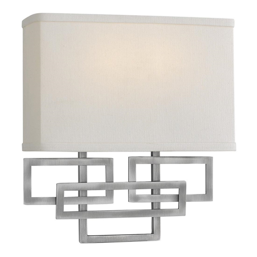 Hinkley - Væglampe LANZA 2xE14/60W/230V mat krom