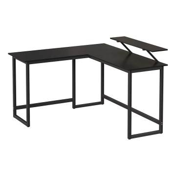 Hjørneskrivebord SOLEA sort