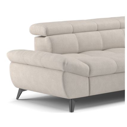 Hjørnesofa med chaiselong i L-form MARANO højre beige