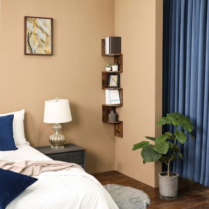 Hjørnevæghylde SNAKE, brun