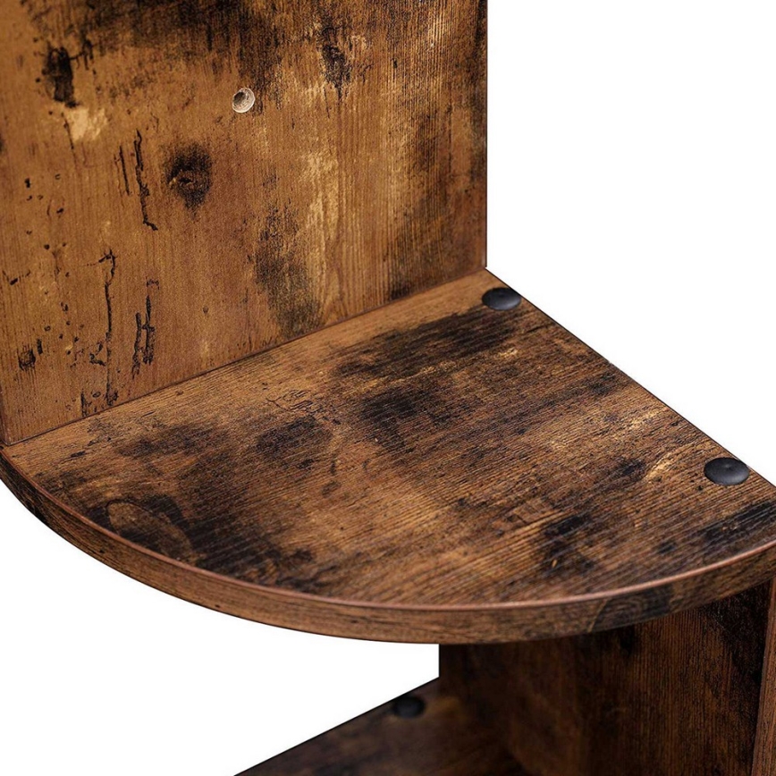 Hjørnevæghylde SNAKE, brun