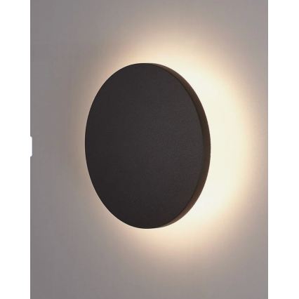 HÖFFTECH - LED Udendørs væglampe LED/10W/230V rund IP65