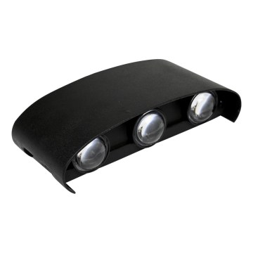 HÖFFTECH - LED udendørs væglampe UP&DOWN 6xLED/1W/230V IP65