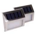 HÖFFTECH - SÆT 2x LED solcelledrevet væglampe LED/1,2V 400 mAh IP44