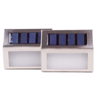 HÖFFTECH - SÆT 2x LED solcelledrevet væglampe LED/1,2V 400 mAh IP44