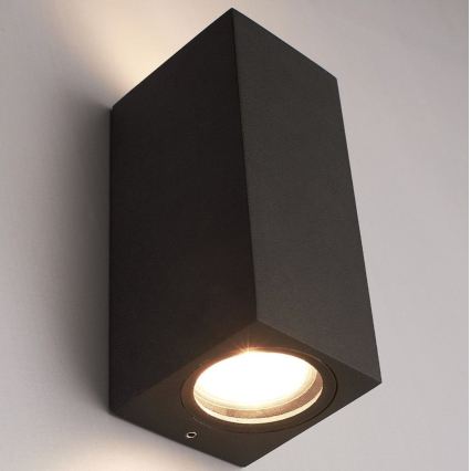 HÖFFTECH - Udendørs væglampe 2xGU10/35W/230V IP65