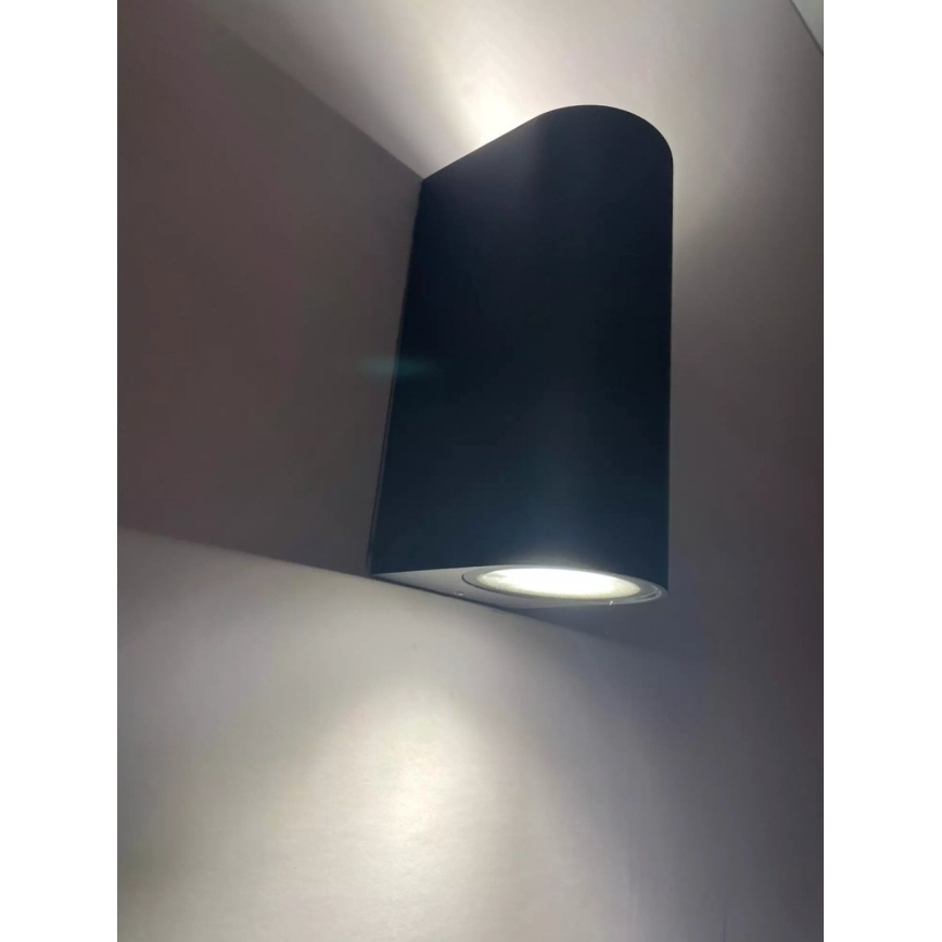 HÖFFTECH - Udendørs væglampe 2xGU10/35W/230V IP65