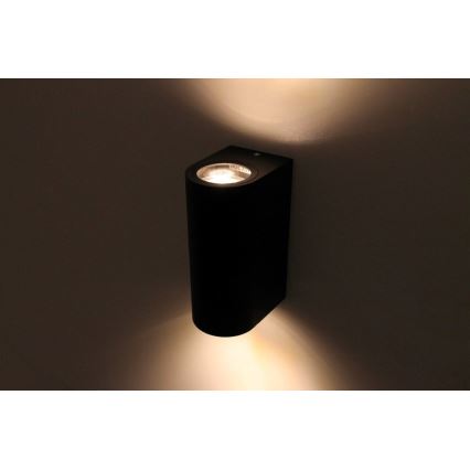 HÖFFTECH - Udendørs væglampe 2xGU10/35W/230V IP65
