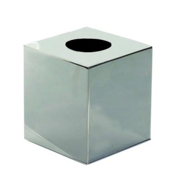 Holder til papirlommetørklæder 12x13 cm sølv