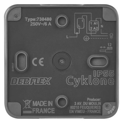Home switch tænding 250V/10A IP55