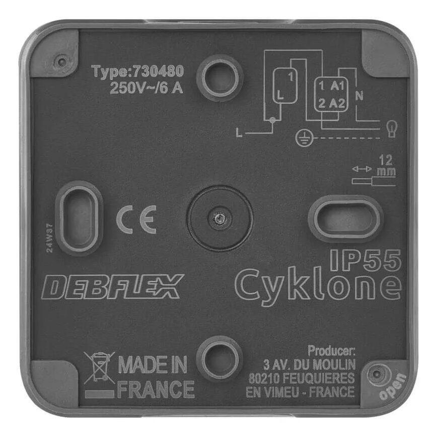 Home switch tænding 250V/10A IP55