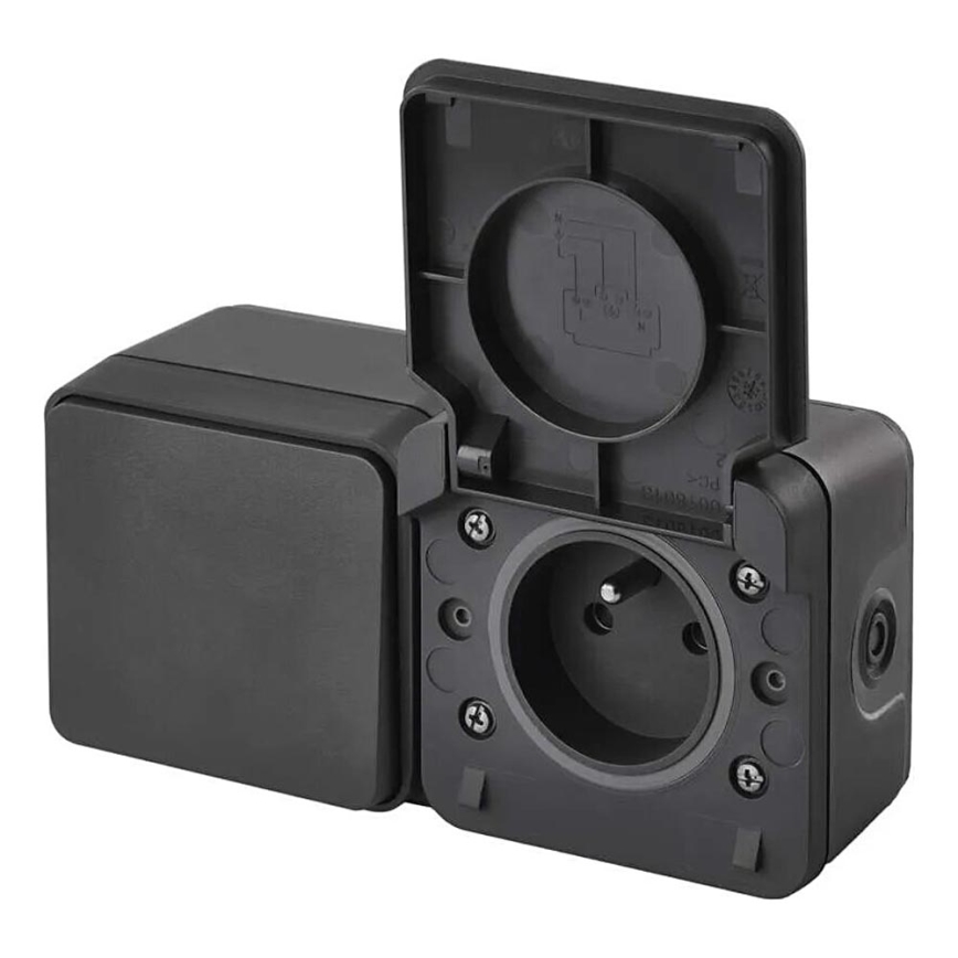 Home switch vekslende med en kontakt 250V/16A IP55