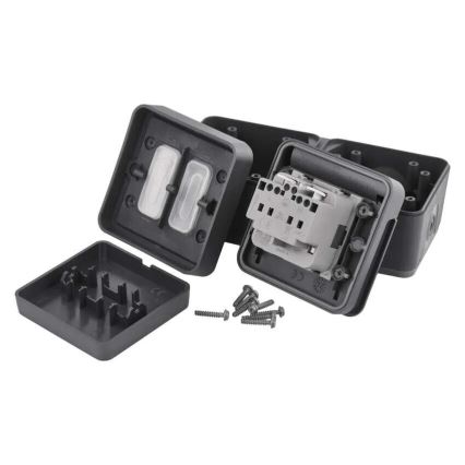 Home switch vekslende med en kontakt 250V/16A IP55