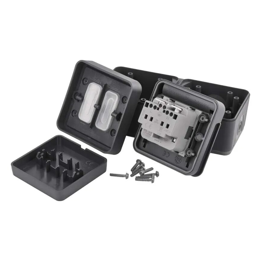 Home switch vekslende med en kontakt 250V/16A IP55