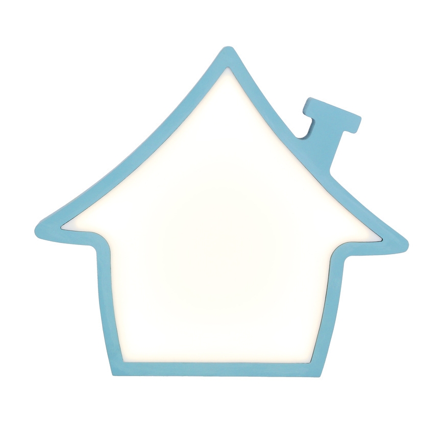 HOUSE LED bordlampe til børn 10W 230V blå