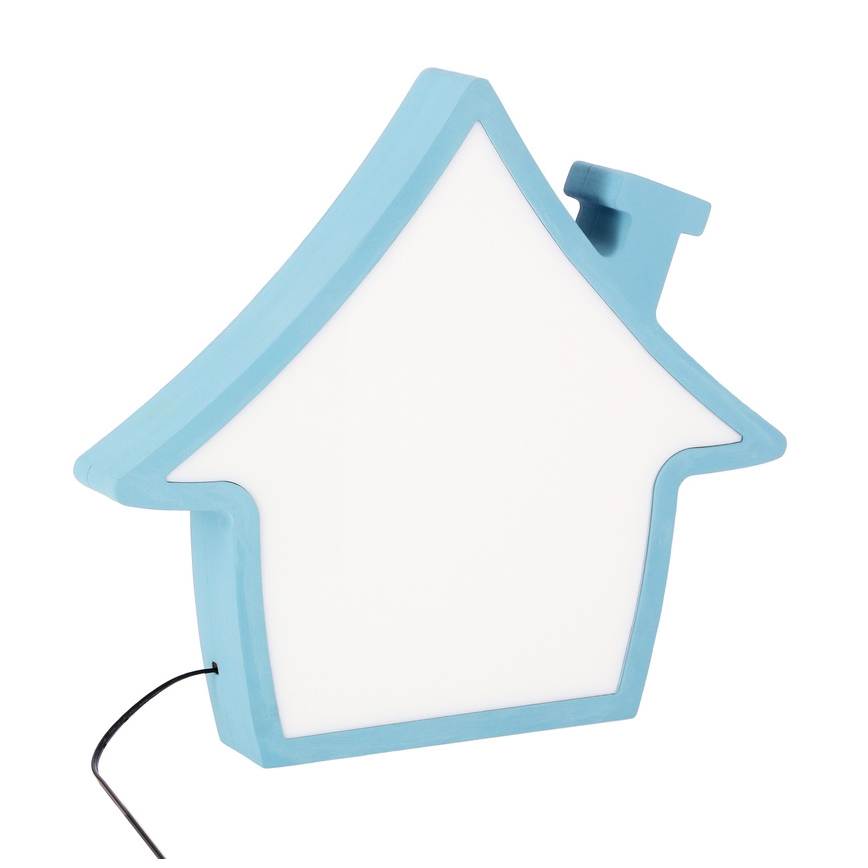 HOUSE LED bordlampe til børn 10W 230V blå