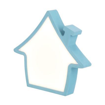 HOUSE LED bordlampe til børn 10W 230V blå