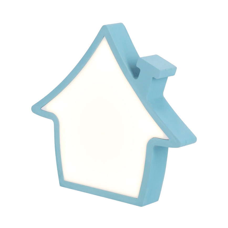 HOUSE LED bordlampe til børn 10W 230V blå