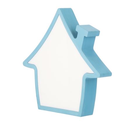 HOUSE LED bordlampe til børn 10W 230V blå