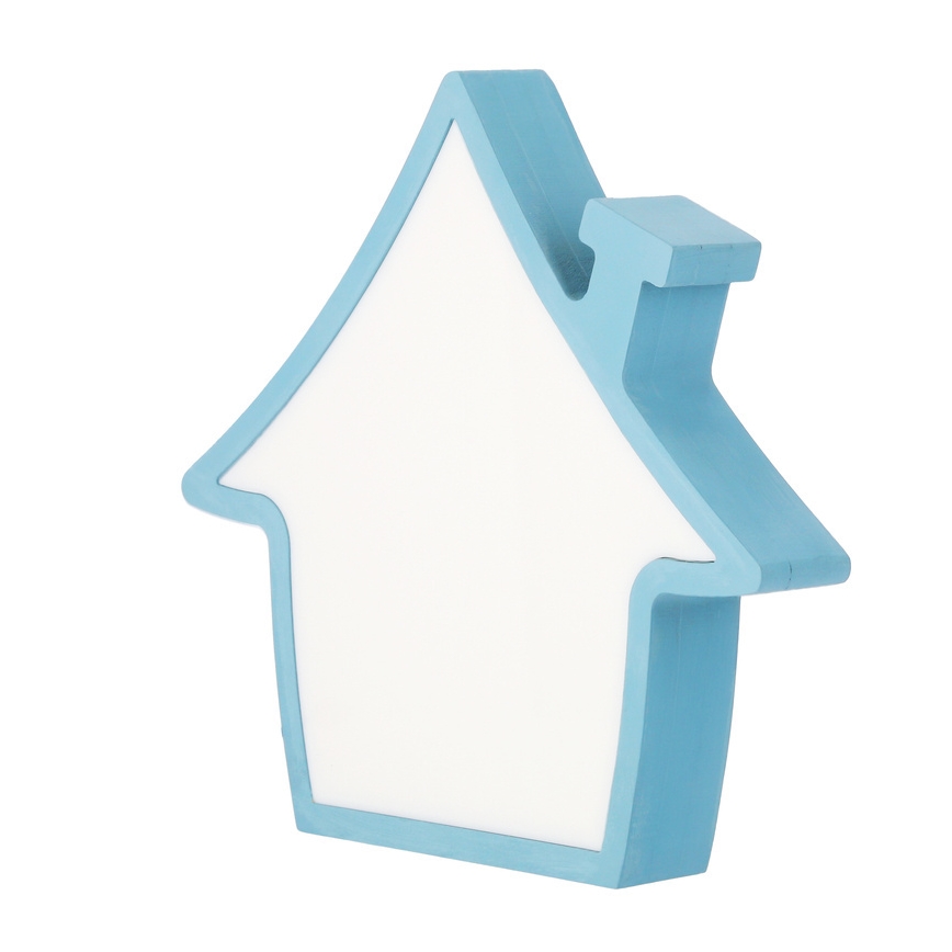 HOUSE LED bordlampe til børn 10W 230V blå