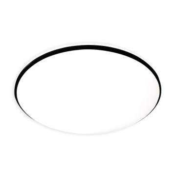 HUGO LED-loftlampe 12/18/24W/230V 3000/4000/6500K Ø 30 cm IP54 sort