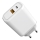 Hurtigoplader Power Delivery 30W USB-C + USB-A hvid