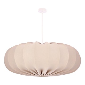 Hængelampe CAFEE 1xE27/40W/230V diam. 66 cm beige