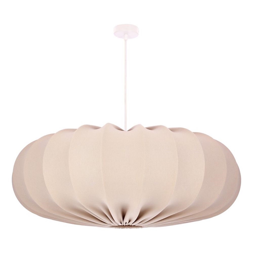 Hængelampe CAFEE 1xE27/40W/230V diam. 66 cm beige