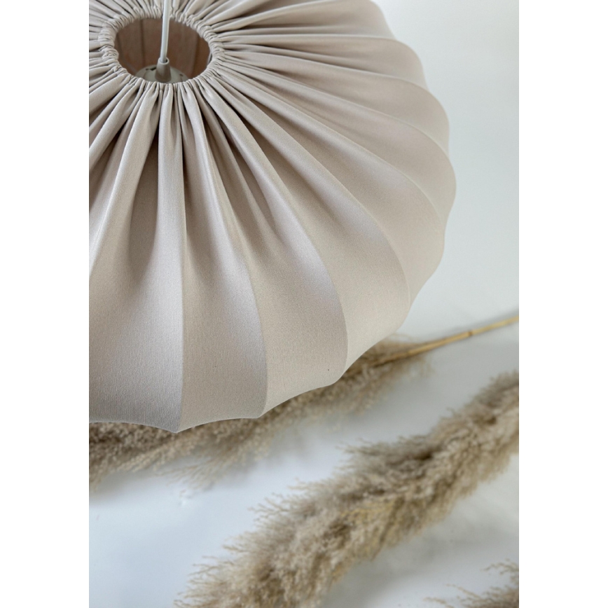 Hængelampe CAFEE 1xE27/40W/230V diam. 66 cm beige