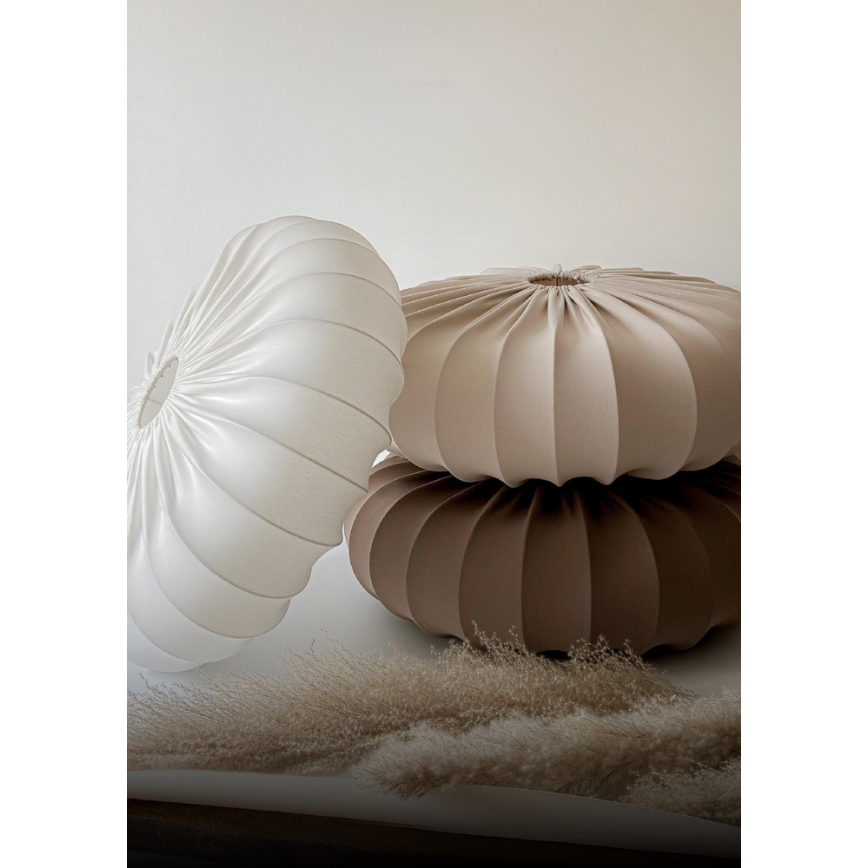 Hængelampe CAFEE 1xE27/40W/230V diam. 66 cm beige