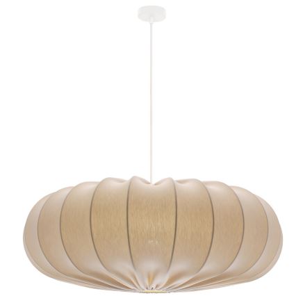 Hængelampe CAFEE 1xE27/40W/230V diam. 66 cm beige