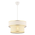Hængelampe ERO 1xE27/60W/230V creme/guld